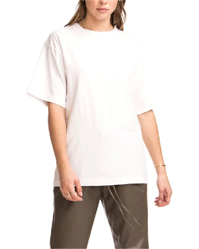 YEAR-End Clearance CHRLDR Charlie Collar Rib Oversized T-Shirt