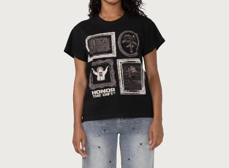 Special Promotion City Frames Tee In T-Black