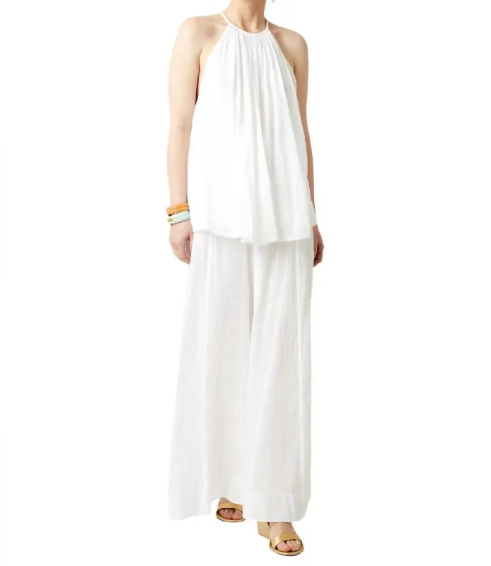 Huge Discounts Cotton Silk Voile Top In Egg