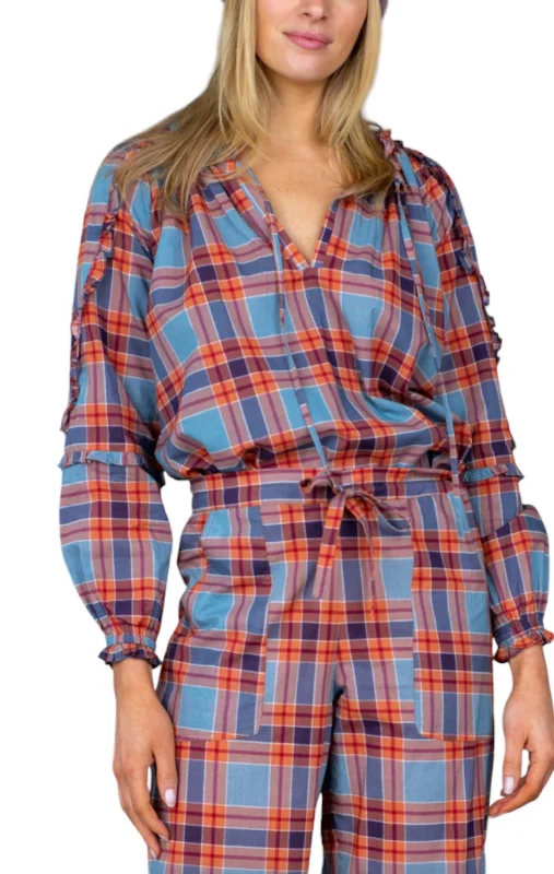 Grand Opening Sale Davis Top In Vail Tartan