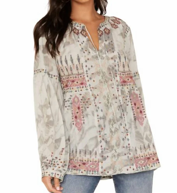 Super Sale Deliza Blouse In Natural
