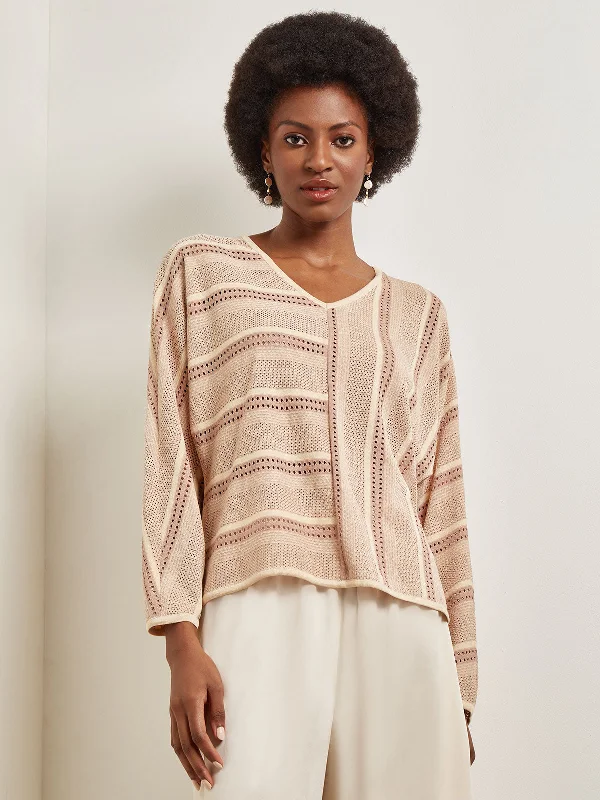 Limited Time Discount Dolman Sleeve Tunic - Multi-Stitch Soft Knit