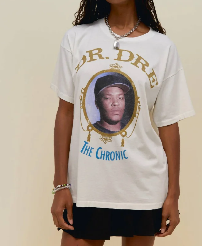 Savings Bonanza Dr. Dre The Chronic Tee In White