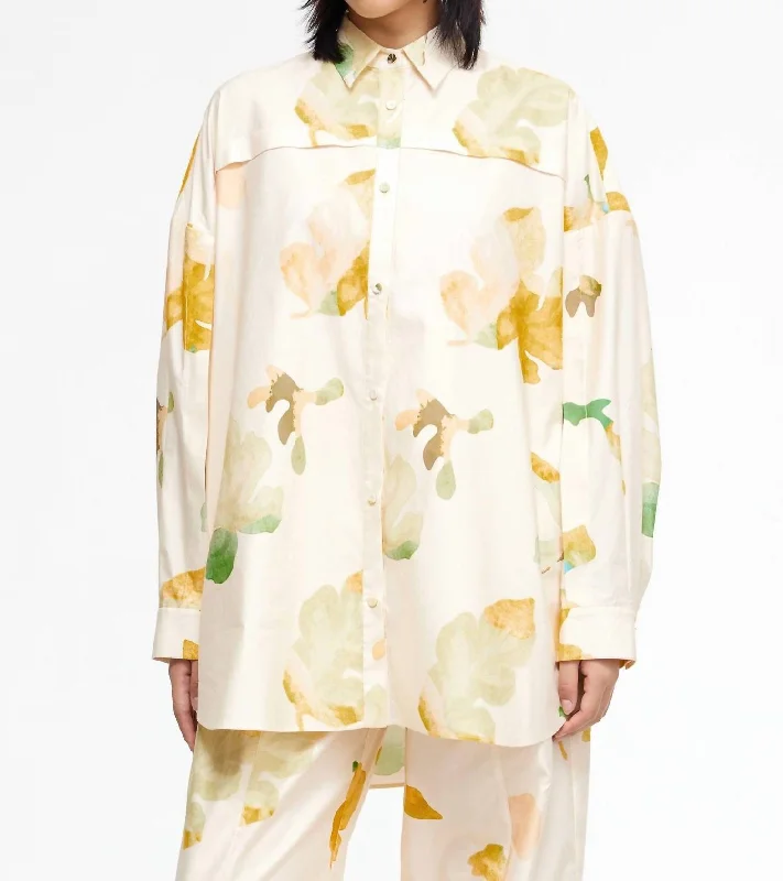 Buy Now Edmond Button Down Shirt In Botanic Impression