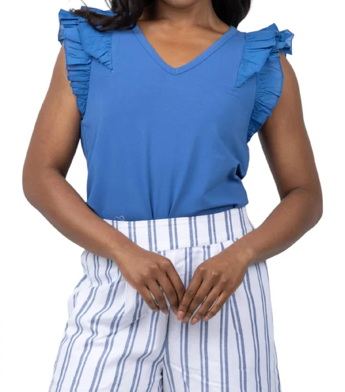 Instant Savings Emerson Blouse In Sunwashed Blue