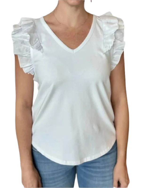 Super Deal Emerson Blouse In White