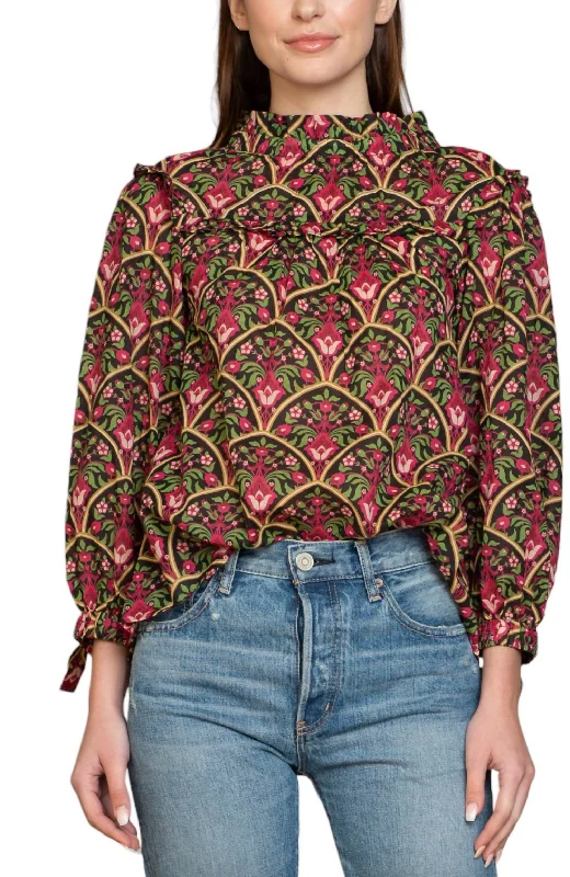 Unmissable Offer Emma Top In Moroccan Multi