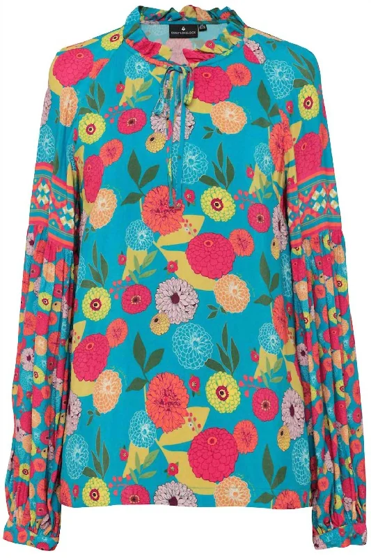 Epic Deals Emma Top In Turquoise