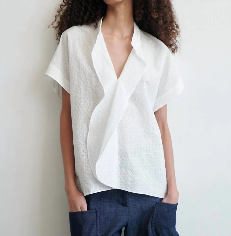 Seasonal Sale Fin Gaban Shirt In Chalk