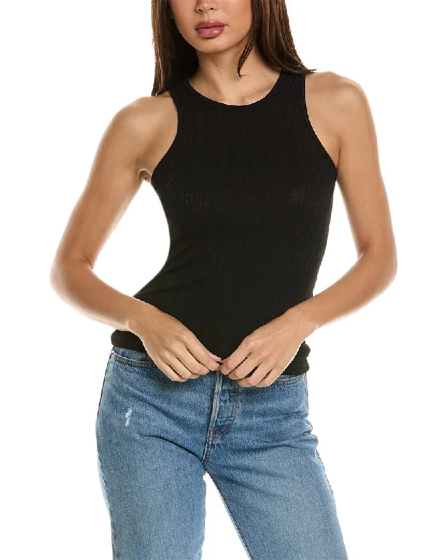 Online Only French Connection Tallie Textured Racer Tank
