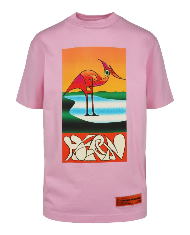 Online Only Heron Abstract T-Shirt