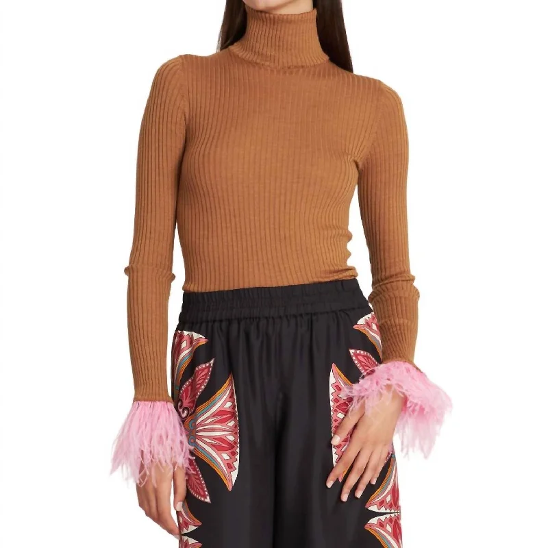 Deal Zone High Kick Top In Cammello