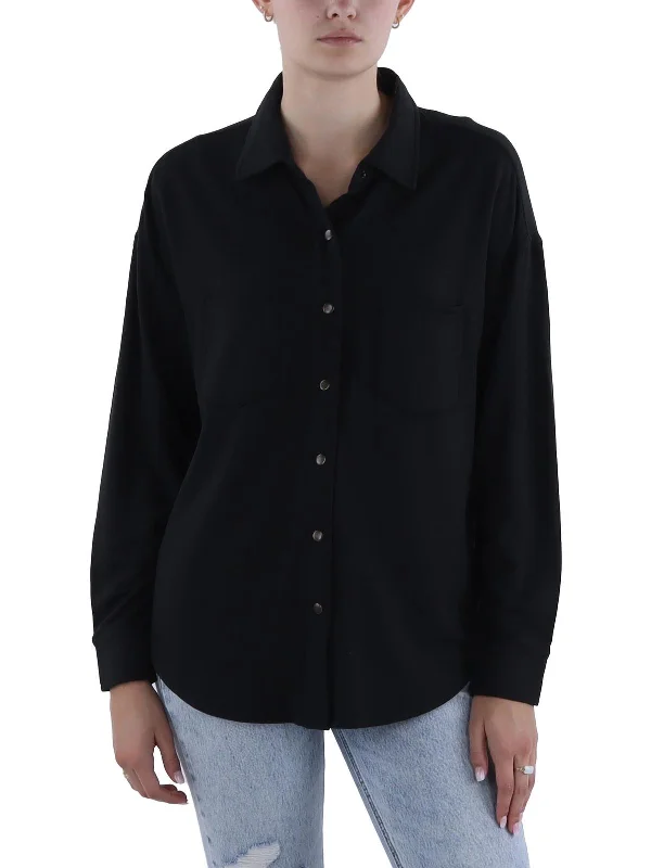 Unmissable Offer Jack Womens Collar Three Quarter Sleeve Button-Down Top