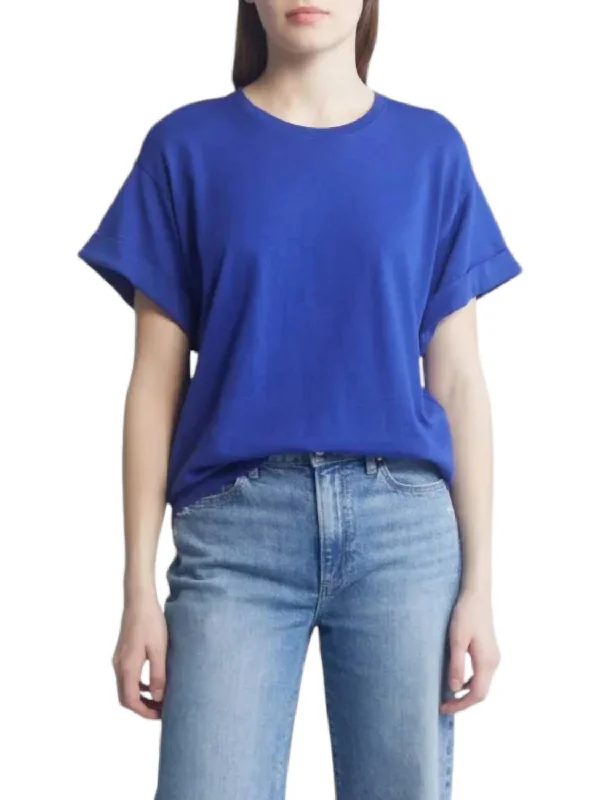 Daily Specials Jade Tee In Cobalt