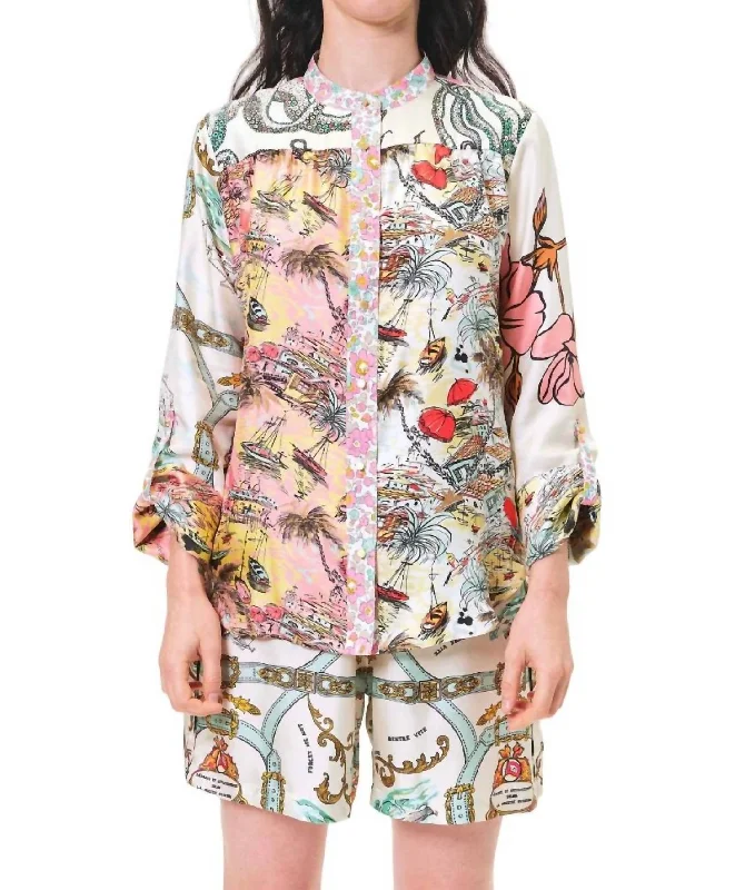 Epic Deals Jeanne Shirt In Mix La Dolce Vita