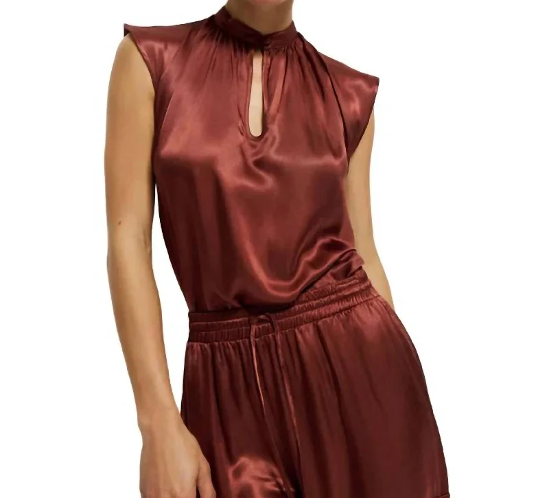 Price Meltdown Jeanne Top In Cinnamon