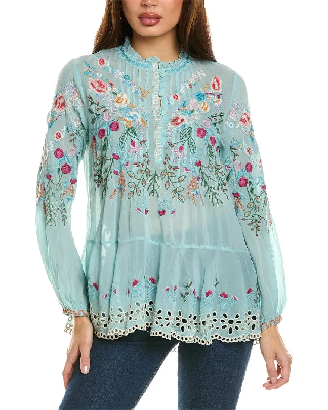 Huge Savings Johnny Was Auroria Blouse