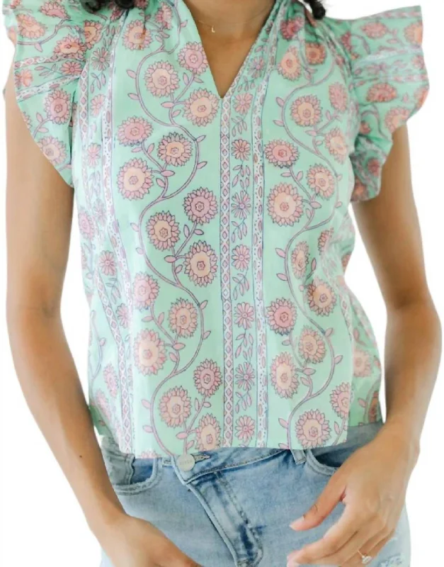 Price Drop Alert Key Largo Blouse Top In Day Glow