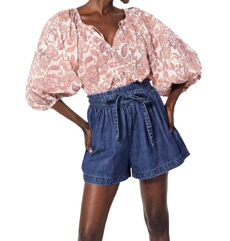 Weekend Special Kyla Blouse In Amara Floral Print