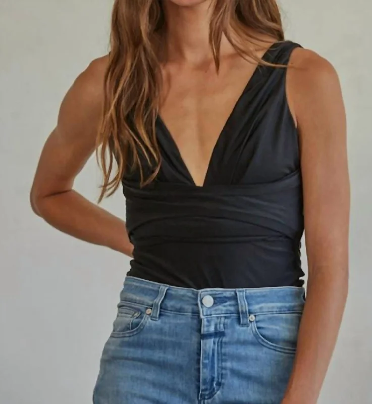 Deal Frenzy L6880 | Done Deal Bodysuit In Black