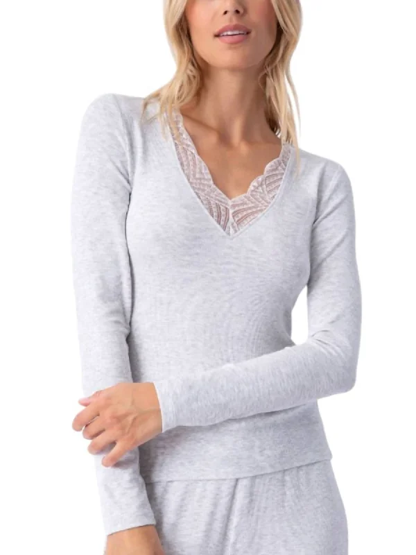 Online Specials Lacey Basics Top In Cloud