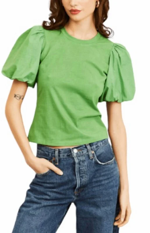 Flash Deals Lali Tee Top In Mantis Green