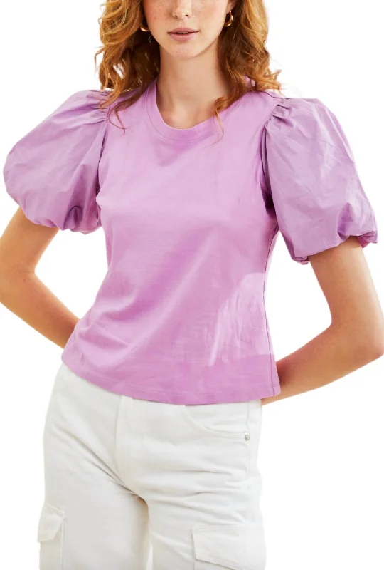 Loyalty Reward Lali Tee Top In Violet