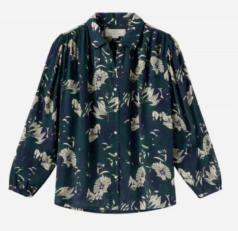New Deals Leisa Blouse In Night Plum