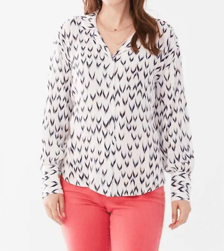 Deal Dash Long Sleeve Shirt In Summer Indi Print