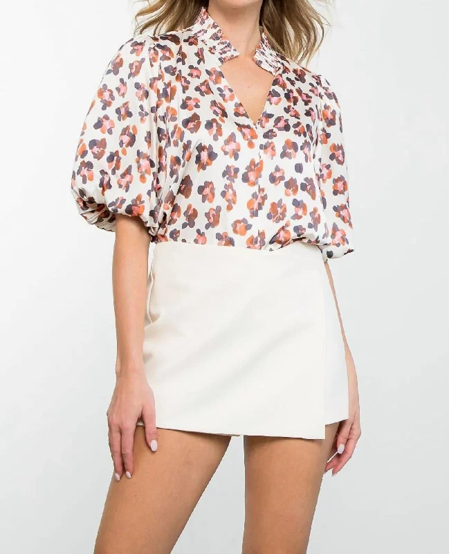 TIME-Limited Offer Lost In The Wild Top In White Multi