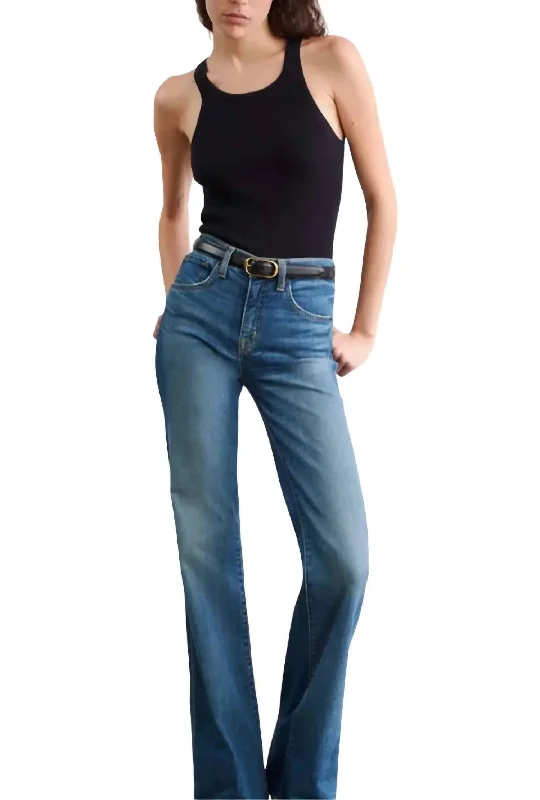 Act Now Lottie Knit Tank In Dark Navy