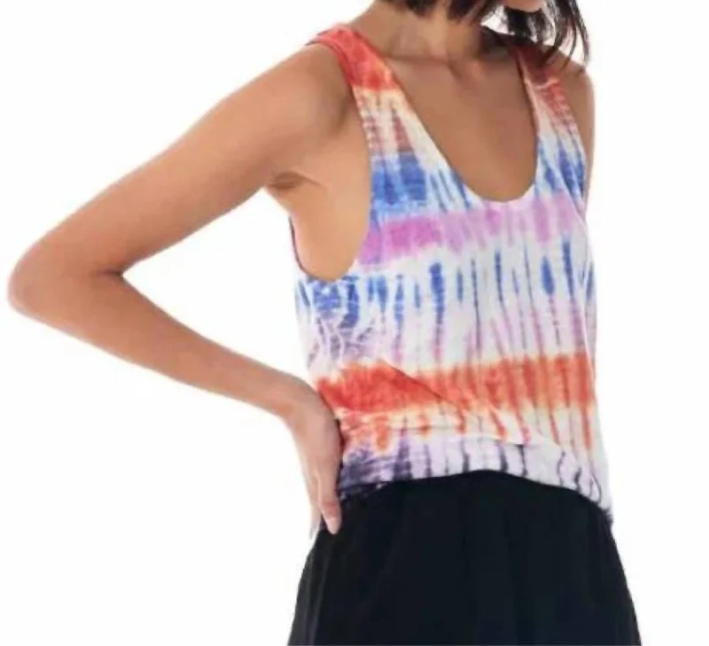 Online Only Lou Lou Tank Top In Strawberry Rainbow