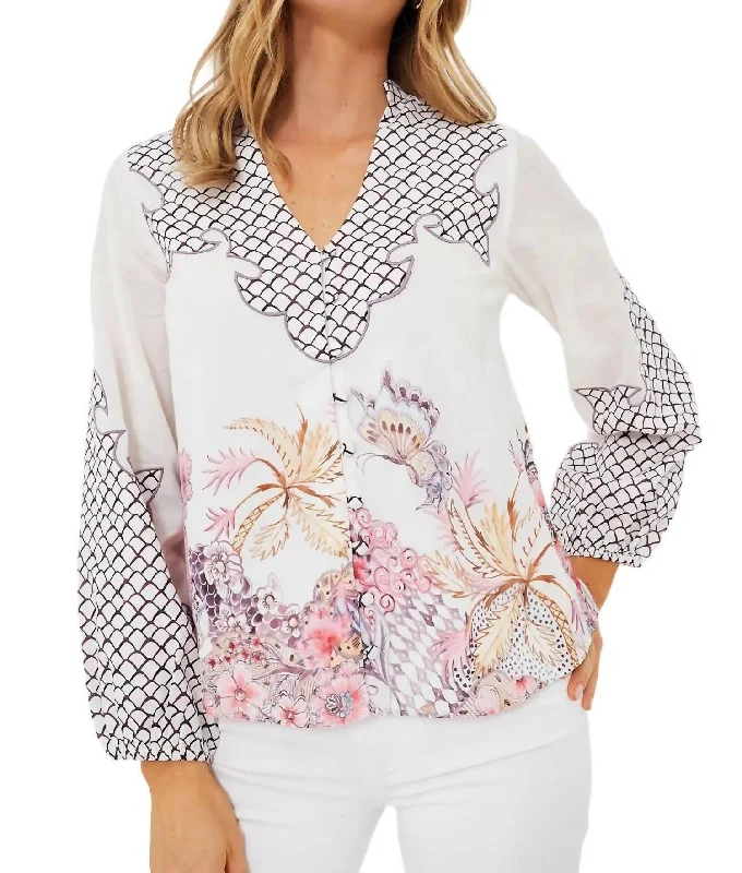 Year-End Clearance Lucille Blouse In Stargaze