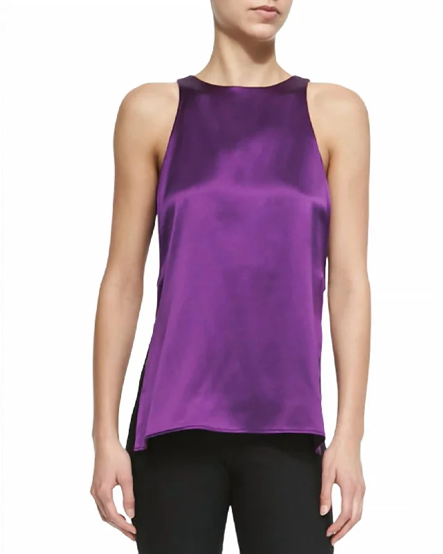 Early Bird Discount Lyr Silk Tank In Aniline