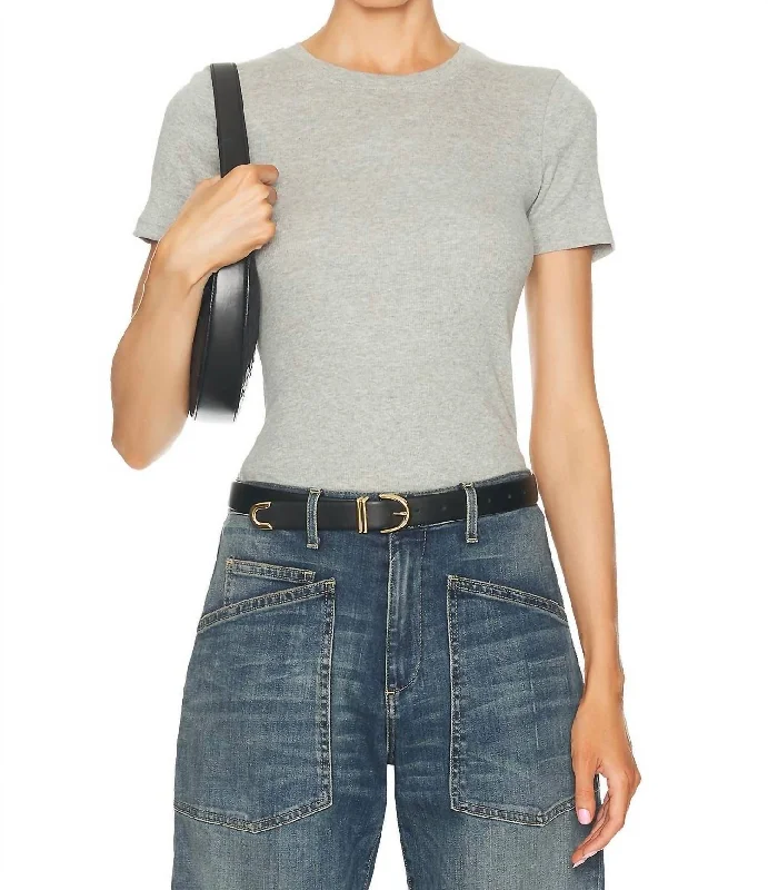 Epic Deals Makyla Tee In Heather Grey