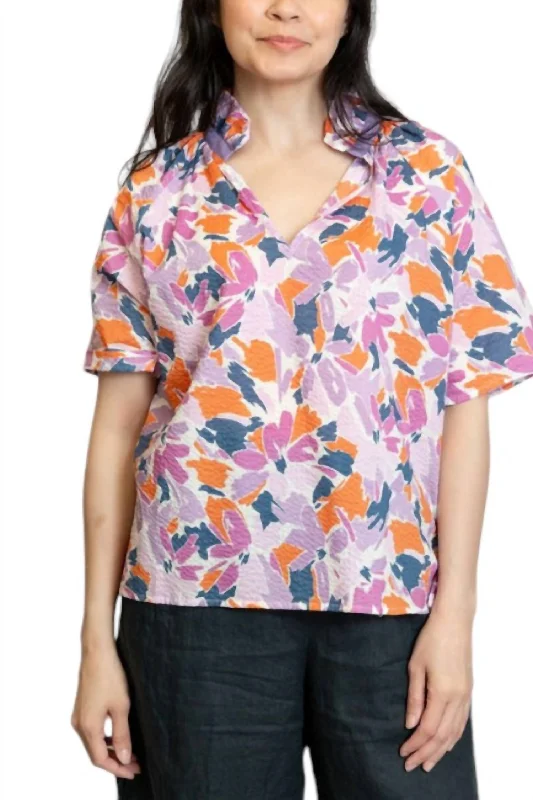 Act Fast Margot Top In Floral