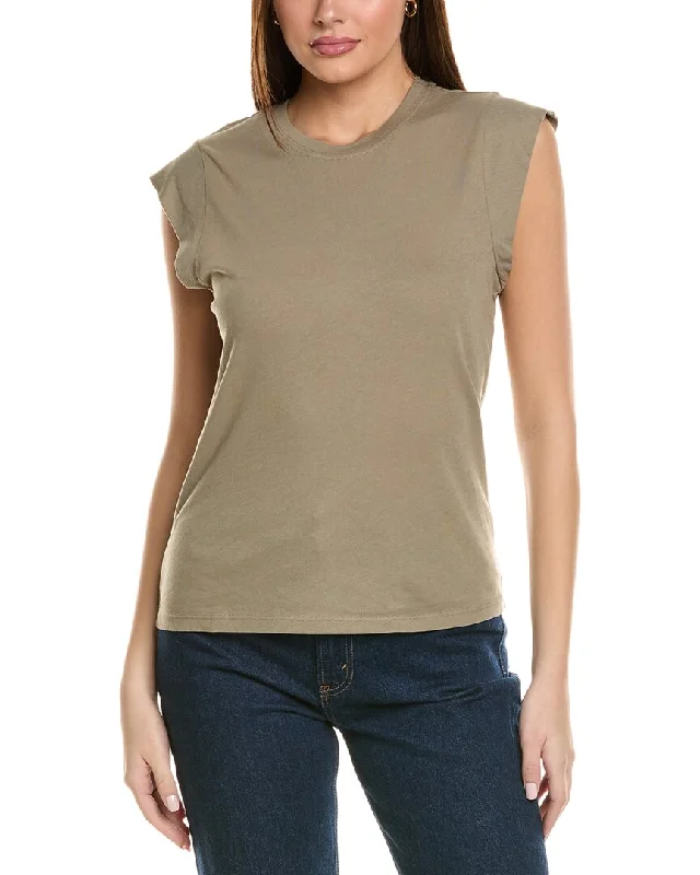 Today Only Michael Stars Joey Power Shoulder T-Shirt