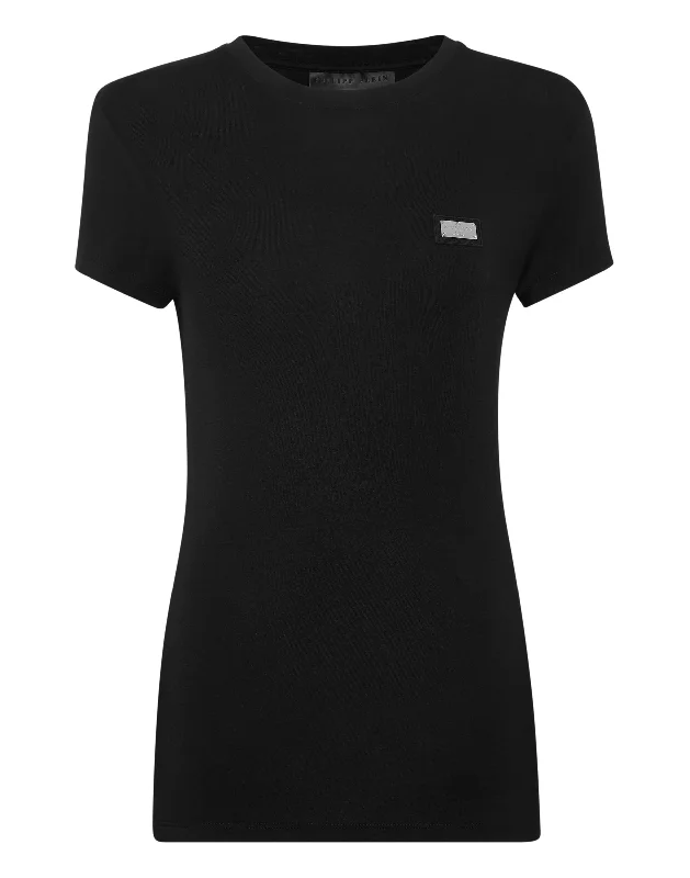 Blowout Deals Modal T-Shirt Sexy Pure Round Neck SS