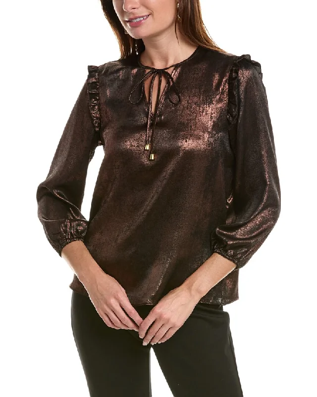 Bargain Blast Nanette Nanette Lepore Metallic Top