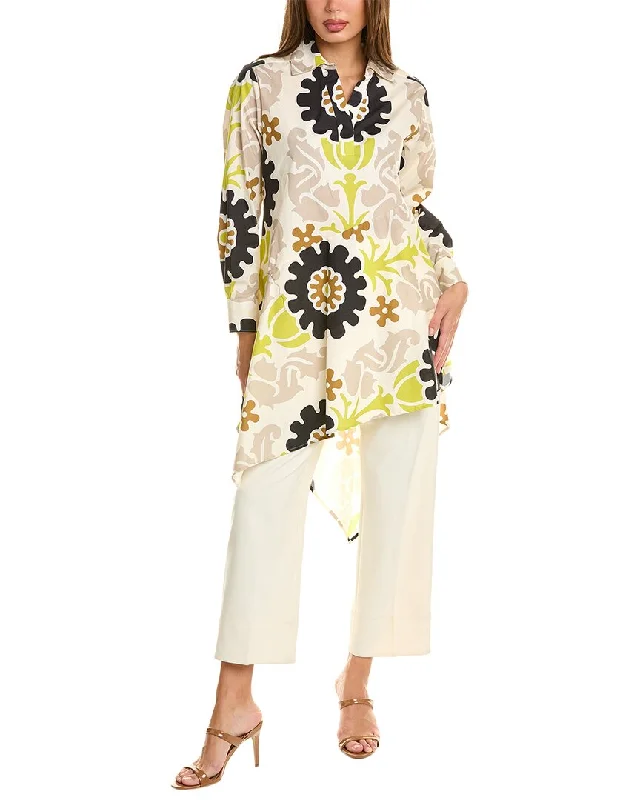 Bonus Savings Natori Asymmetrical Flounce Shirt