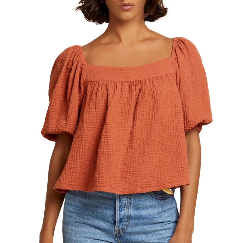 Massive Deals Ollie Sweepy Crop Top In Tajin