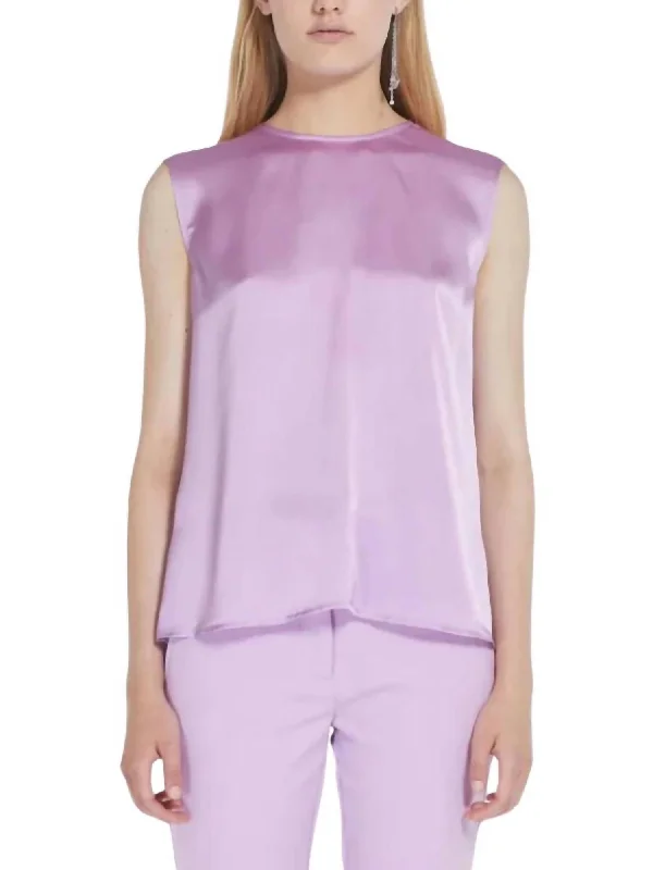 Low Prices Ovada Sleeveless Blouse In Lilac