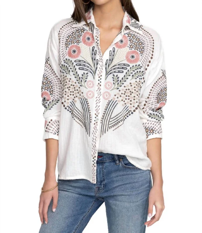 Price Reduction Palladium Blouse In Natural