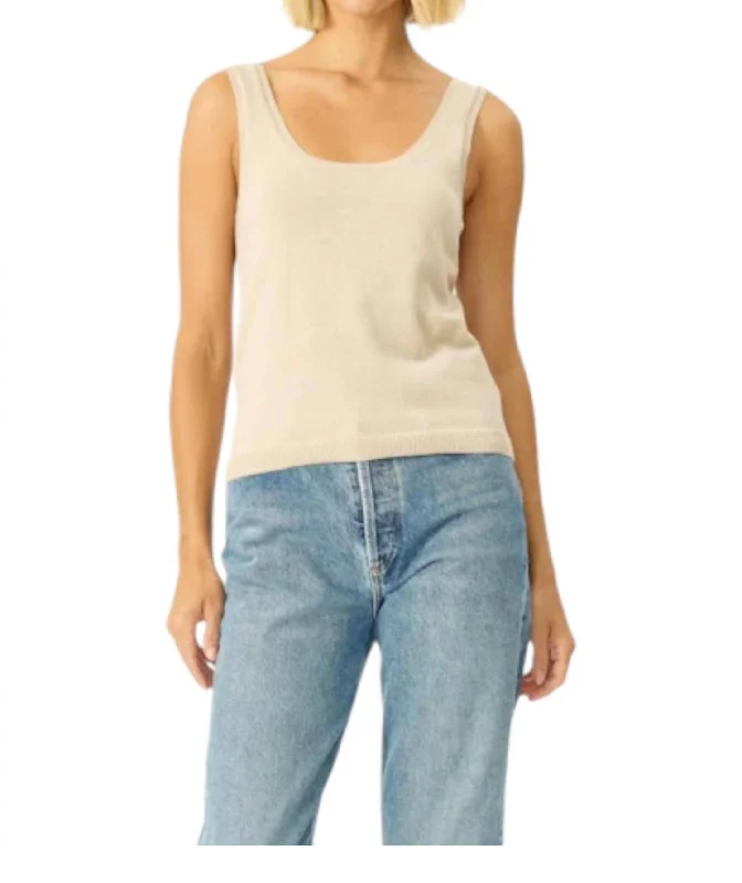 Don't Wait Palmer Tank Top In Grain
