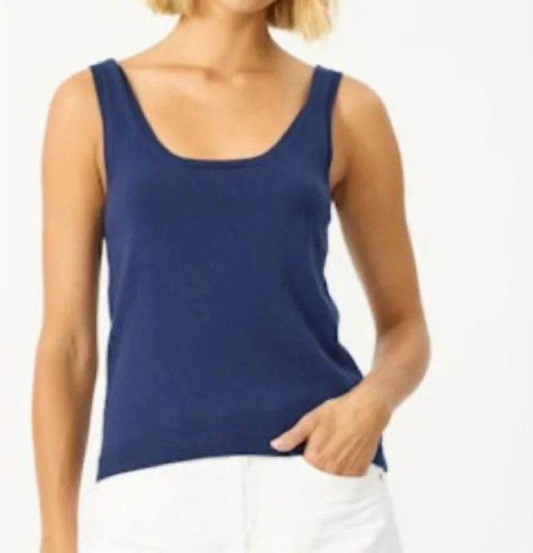 Huge Discounts Palmer Tank Top In Navy