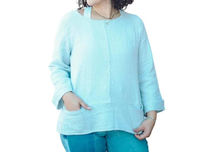 Extra Savings Pattern Play Pocket Pullover In Putty