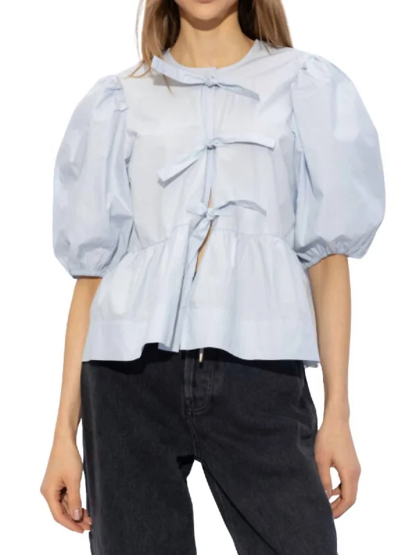 The Best Prices Peplum Blouse In Heather