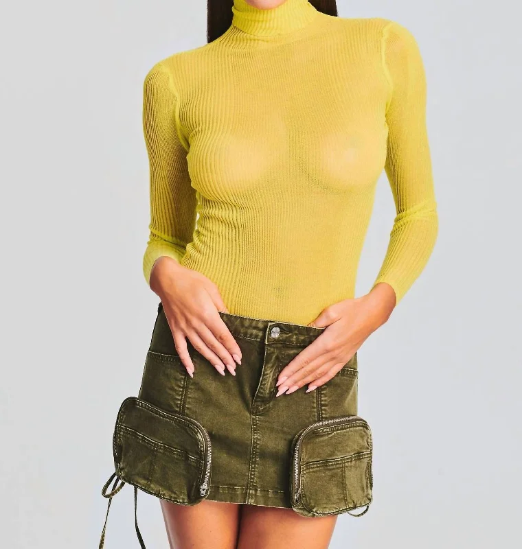Don’t Miss Out Piper Sweater In Citric