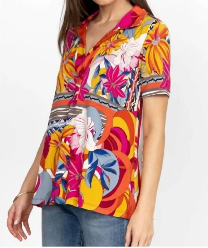 Unbeatable Prices Rachel May Short Sleeve Swing Top In Multi