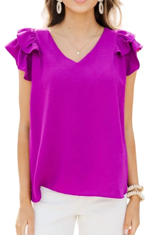 While Supplies Last Raya Top In Purple